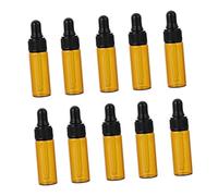 Didiseaon 10pcs Essential Oil Bottles Glass Dropper Bottles Refillable for Smoothies Oils