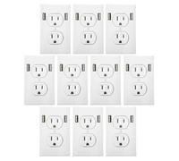 Didiseaon 10pcs Fake Electrical Outlet Stickers Vinyl Decals with Realistic Design for Easy Application and Pranking Friends at Occasion Or Office Pranks