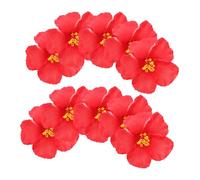 Didiseaon 10pcs Hawaiian Flower Hair Clips Artificial Floral Decorative Clips for Summer Beach Party Women Girls
