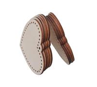 Didiseaon 10pcs Heart Shaped Wood Slices Beige Wooden Embellishments for DIY Crafts and Baby Shower Decorations Ready be Painted and Decorated