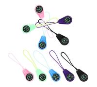 Didiseaon 10pcs Hiking Compass with Stylish Lanyard Durable Plastic Navigation Tool for Outdoor Camping Classroom Party Favor
