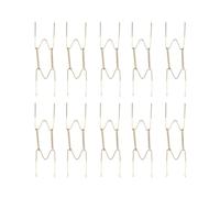 Didiseaon 10pcs Invisible Plate Hanger Wire Holder 8 Inch Stainless Steel