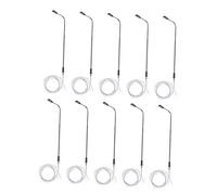Didiseaon 10PCS LED Scaled Model Street Lamp Posts for Railway Layout Scale Stainless Steel for Sand Table Simulation for Model Train Enthusiasts