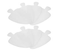Didiseaon 10pcs Men's Anti-crease Shoe Tree Insert for Boots and Sneakers | White Pearl Cotton, Toe Box Shape, Universal Fit, Travel Use and Shoe Cabinet Storage, Large Size