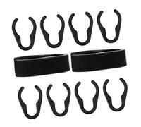 Didiseaon 10pcs Microphone Cable Clamps Mic Cable Holders for Organizing Lightweight and Flexible Clips for Ktv and Studio Use for Securely Managing