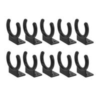 Didiseaon 10pcs Microphone Hanger Wall Mount Holder Brackets for Stage Meeting Rooms Music Studios Microphone Stand Wall Mic Mount