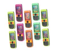 Didiseaon 10pcs Mini Water Ring Toss Game Portable Handheld Water Games for Party Favors Mixed Color Creative Cellphone Design Lightweight Fun