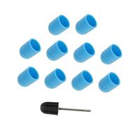 Didiseaon 10pcs Nail Sanding Caps Set for Natural Nails Grit Files for Art Accessories Callus Remover Foot File Caps
