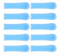 Didiseaon 10pcs Replacement Ear Spoon Sleeves Soft Silicone Gentle Reusable Ear Cleaner Cover Cute Design Compatible