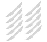 Didiseaon 10pcs Self-adhesive Silicone Flute Slip Stickers Thick for Beginner Chinese Flute Woodwind Instruments Practice Tool