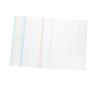 Didiseaon 10Pcs Sliding Bar File Folders with Non-Slip Locking Bars Transparent Document Holders for Household Storage and Office Organization Lightweight and Text Organizer