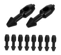 Didiseaon 10pcs Spearfishing Rubber Band Inserts for Euro-style Underwater Fishing Gear Repair Wear-resistant Plastic Tackle Accessories for Stable Band Tension and Precision Shooting