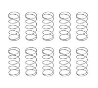 Didiseaon 10pcs Stainless Steel Livestock Waterer Springs for Automatic Water Bowl System, Leakproof with Stable Valve Reset Action, 0.5mm Wire Diameter and 9.5mm Od, for Farm Use