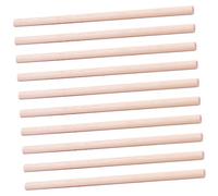Didiseaon 10pcs Wooden Rhythm Sticks for Smooth Polished Early Educational Percussion Instruments Music Teaching Sticks for Indoor and Birthday Gifts