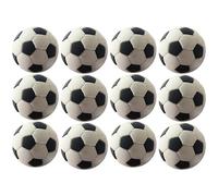 Didiseaon 12 pcs Mini Soccer Balls Dollhouse Soccer Balls Miniature Sports Balls for Mini House Decor Tiny Football Model Accessories for Bedroom and Dining Room