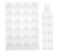 Didiseaon 12 Sheets Self Adhesive Photo Corner Stickers for DIY Scrapbooking and Photo Albums Vintage White Mounting Corners for Picture Frame Protection Per
