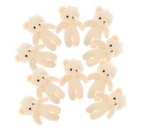 Didiseaon 12Pcs Bear Figurines Mini Hanging Pendants for DIY Keychains Backpack Decor Lovely Adorable Bear Dolls for Home Decoration Friends