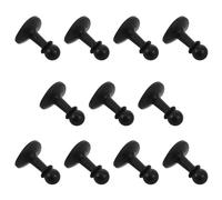 Didiseaon 12PCS Black Outdoor Camping Tent Support Poles Lightweight Replacement Tent Upright Rods Heavy Duty Brackets for Hiking Backpacking Repair