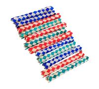 Didiseaon 12pcs Chinese Bamboo Finger Traps for Party Favors and Parrot Chew Interactive Dexterity Skill Building and Hand-eye Coordination Enhancer Bamboo Trap for Boys