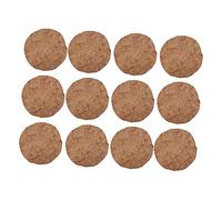 Didiseaon 12pcs Coconut Fiber Bird Nest Mat for Racing Pigeons and Doves Breeding Accessory for Bird Eggs and Nests Natural Material for Enhanced Comfort