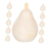 Didiseaon 12pcs DIY Unpainted Wooden Fruit Crafts Smooth Surface Lightweight Simulated Fruit Ornaments for Painting and Home Decoration Crafting Activity