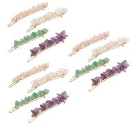 Didiseaon 12pcs Gems for Hair Crystal Stones Hairpin Creative Hair Clips Barrette Accessories Elegant for Women
