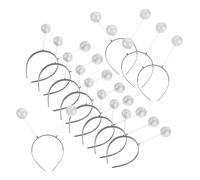 Didiseaon 12pcs Glitter Foam Ball Headbands Martian Antenna Boppers for Women Halloween Costume Party Hair Accessories