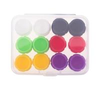 Didiseaon 12Pcs Leakproof Silicone Glass Bottle Caps for 3Ml Essential Oil Vials, Sample Vial Covers Protective Stopper Set for Lab, Liquid Storage and Potion Bottles