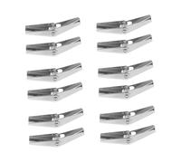 Didiseaon 12pcs M6 Galvanized Zinc Drywall Anchors Toggle Wing Nut Heavy Duty Toggle Bolt Wings for Hanging Heavy Items on Plasterboard and Cement Board