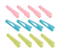 Didiseaon 12pcs Mini Plastic Serving Tongs with Lightweight Ergonomic Design, Colorful Small Food Tongs Set for Buffet Serving and Family Meals Preparation
