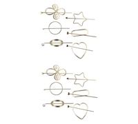 Didiseaon 12pcs Minimalist Hair Sticks Hair Clips Vintage Bun Holder Metal Hairpin Women
