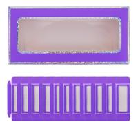 Didiseaon 12pcs Nails Tips Storage Container False Nail Storage Case 4.32x2.16x0.59in Paper Material Easy to Open and Close Can Be Placed in Purse for Salon