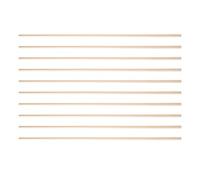 Didiseaon 12Pcs Pine Wood Window Edge Trim Strips 8Mm Side Length 50Cm Long DIY Wooden Molding for Screen Decoration and Model Crafting