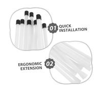 Didiseaon 12pcs Plastic Tire Valve Stem Extensions Straight Rods for Cars Mountain Bikes Motorcycles Lightweight Durable Air Valve Extenders for Outdoor Daily Use