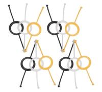 Didiseaon 12pcs Pool Billiards Training Aid Plastic Aiming Assist Tools Universal Fit Portable for Practice between Matches and Downtime to Your Cue Shot Skills