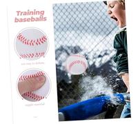 Didiseaon 12pcs PU Soft Baseballs for Teenagers Training Sports Balls Lightweight Impact-resistant Elastic Practice for Indoor Outdoor Use