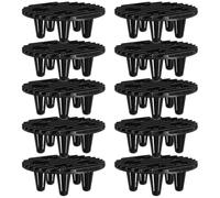 Didiseaon 12Pcs Round 10Cm Plant Pot Risers Plastic Flower Pot Feet Inserts for Indoor Outdoor Planter Support, Drainage Cushion to Prevent Root Rot and Protect Floors