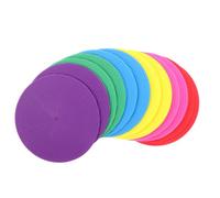 Didiseaon 12pcs round Flat Pvc Football Training Marker Discs, Non-slip Soccer Spot Markers, Enhance Agility and Spatial Awareness, for Education and Training Settings Random Color