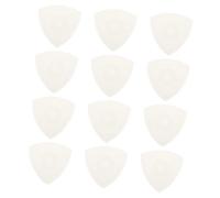Didiseaon 12pcs Transparent Anti-slip Liuqin Picks Professional Nylon Yueqin Guitar Accessories Wear-resistant Plectrums for Electric Acoustic Ukulele Players