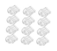 Didiseaon 12pcs Type-c Port Dust Caps Transparent PVC Charging Port Protective Covers Mobile Phone Plug Stoppers Grime Barrier Easy Insert Remove Compatible with Phones