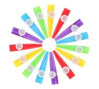 Didiseaon 15pcs Colorful Plastic Kazoo for Easy to Play Musical Instruments Party Favors for All Ages Enhances Musical Skills and Awareness Durable for Various Music Styles