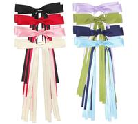 Didiseaon 16 Pcs Bowknot Hair Clips Soft Ribbon Bows in Multiple Colors Sturdy and Comfortable Barrettes for Women and Stylish Hair Accessories for Everyday and Special Occasions