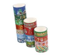 Didiseaon 16 Rolls Christmas Washi Tape Set for Scrapbooking Journaling Wrapping 3m/roll Decorative Tape for Holiday Crafts and Card Making