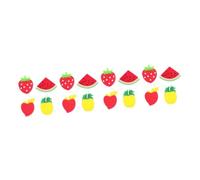 Didiseaon 16pcs Restaurant Scrub Sponge for Kitchen Essentials Household Dish Washing Cartoon Fruit Design Cleaning Sponge for Home Use