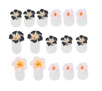 Didiseaon 16pcs Silicone Toe Separators for Women and Men Soft Floral Toe Spacers for Nail Polish and Bunion Correction Flexible Pedicure Dividers and Nail Art Practice