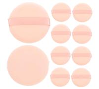 Didiseaon 16pcs Skin Tone Powder Puff Makeup Pads Velvet Cosmetic Loose Powder Applicator Face Foundation Sponge for Professional and Daily Makeup Use