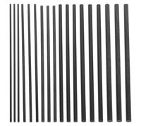 Didiseaon 18pcs Carbon Fiber Rod Inserts Fishing Rod Repair Kit for Freshwater Saltwater Blanks Solid Pole Sections with Multiple