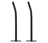 Didiseaon 1Pair Yoga Ball Holder Wall Mounted Exercise Ball Rack for Gym Organization Sturdy Iron Storage for Yoga Balls Basketballs and More for Home Gyms