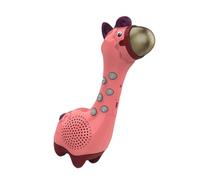 Didiseaon 1Pc Adorable Giraffe Shape Wireless Microphone for Cartoon Design Karaoke Singing USB Rechargeable Musical Instrument for Boys for Creative Play and Imagination