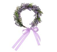 Didiseaon 1pc Floral Wreath Girl Hair Accessories Rhinestone Photo Sequin Bridal Head Wreath Floral Headpiece Girl Headpiece Girl Headband Lavender Headband Velvet Purple